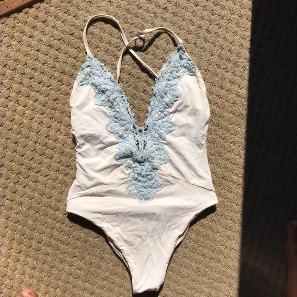 Blue Life lace one piece